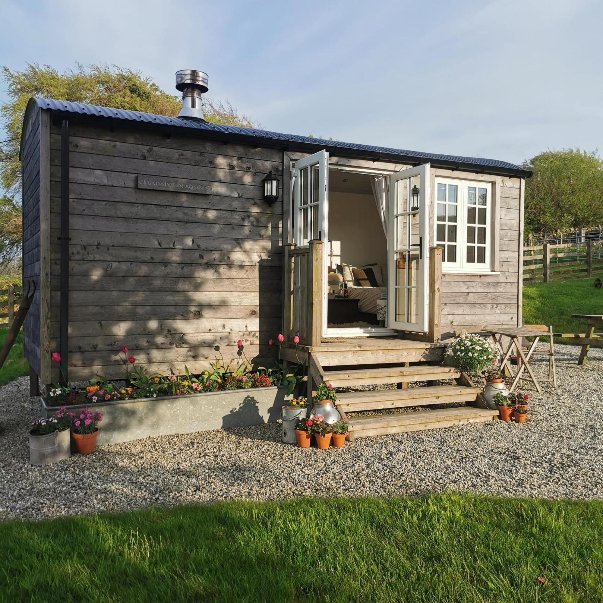 Вилла Elvan Farm Shepherd'S Hut Эксетер Экстерьер фото